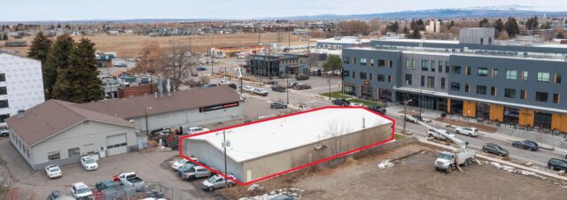Bozeman Mt retail industrial warehouse for lease 514 w aspen red outline endstate commercial partners