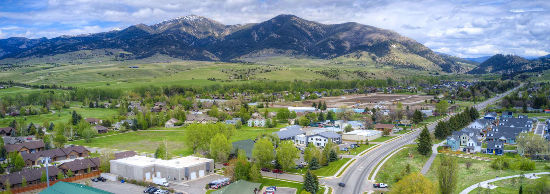 montana bozeman office industrial lease 2339 Birdie drive aerial endstate commercial partners