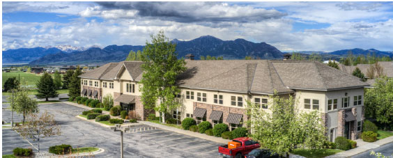 office bozeman mt 40 enterprise blvd aerial view endstate commercial partners