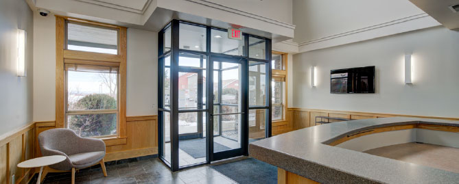 office bozeman mt 40 enterprise blvd interior entrance endstate commercial partners