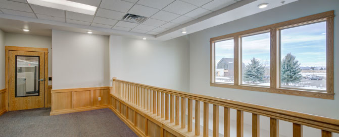office bozeman mt 40 enterprise blvd stairwell endstate commercial partners