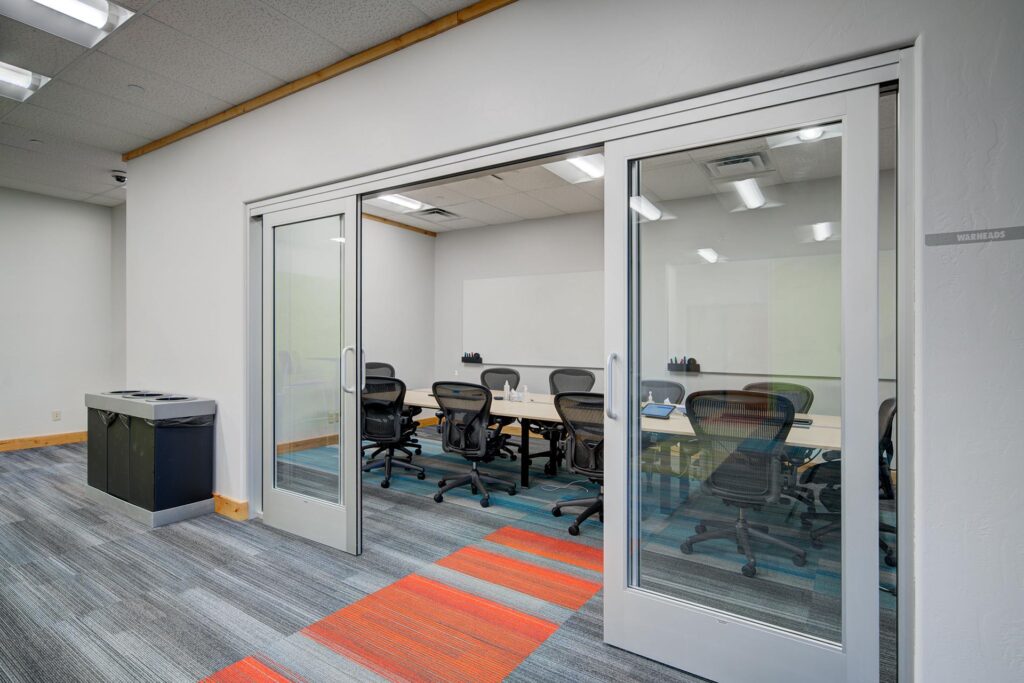 office lease bozeman montana 424 e main street glass wall conference room endstate commercial partners