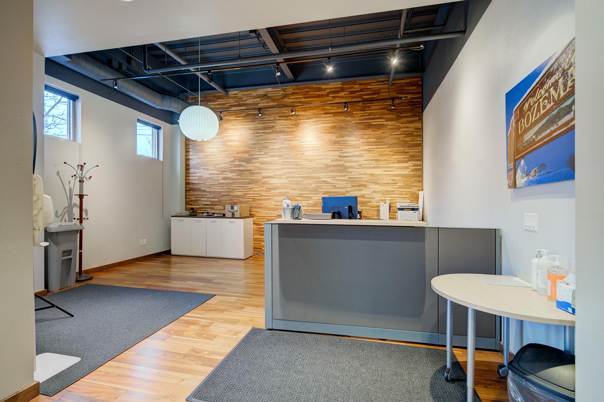office lease bozeman montana 424 e main street reception desk endstate commercial partners