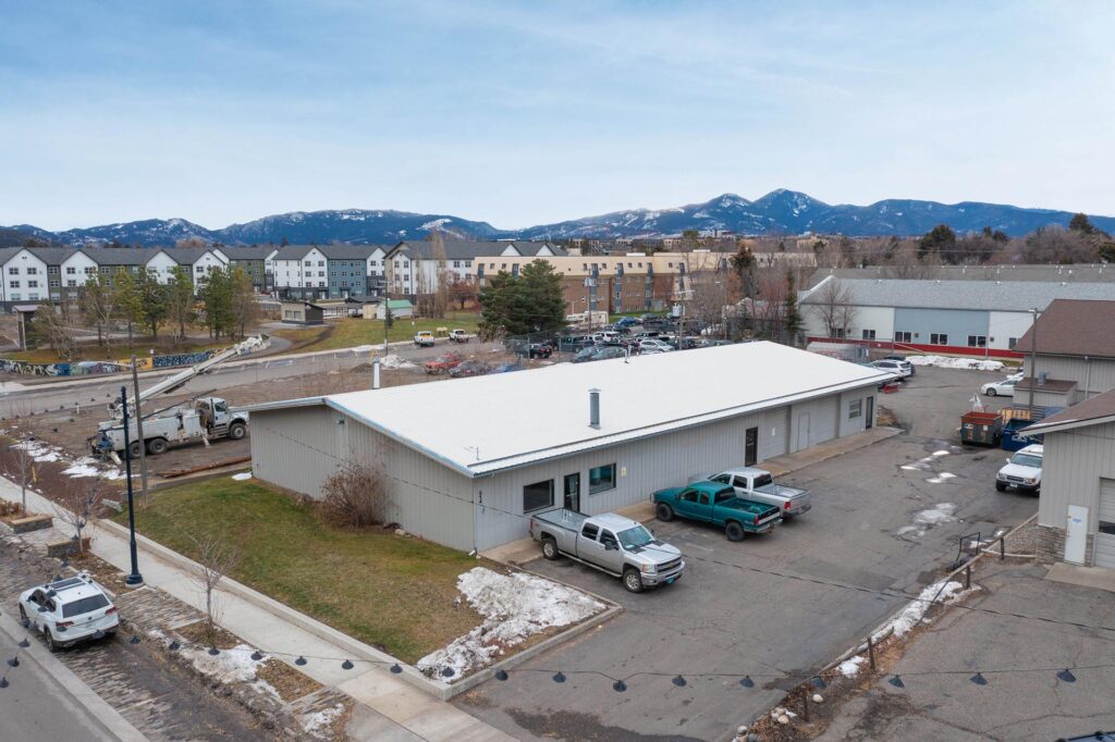 retail industrial warehouse for lease 514 w aspen bozeman mt building endstate commercial partners