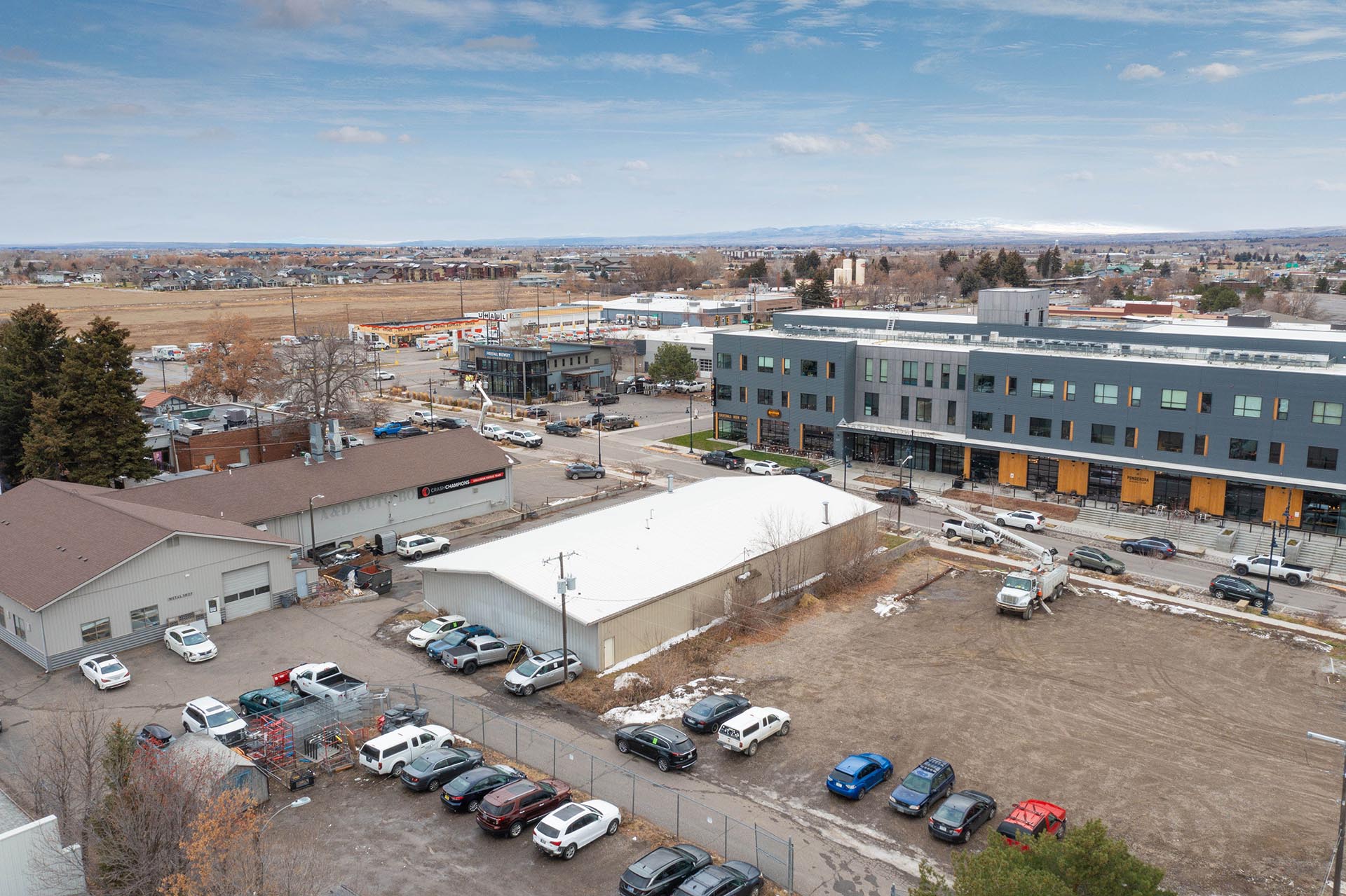 retail industrial warehouse for lease 514 w aspen bozeman mt warehouse building endstate commercial partners